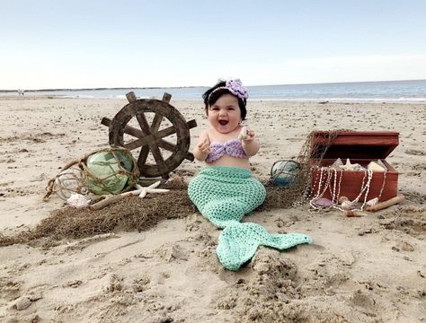 #mermaid #merbabe #halfbirthday #photoshoot #babypictures #photos #mermaidtail #babymermaid #beachbaby #beach #baby #6months #pics Mermaid Shoot Ideas, Little Mermaid Photoshoot Ideas, Toddler Mermaid Photoshoot, Mermaid Birthday Photoshoot, Mermaid Baby Photoshoot, Mermaid Photoshoot Kids, Beach Baby Photoshoot, Mermaid Photoshoot Ideas, Little Mermaid Photoshoot