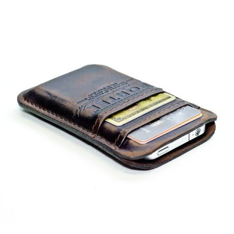 Portel Retro iPhone Case  YES. He needs this so bad. He likes the Book Book brand the most. Leather Iphone Wallet, Cell Phone Wallet, Pocket Wallet, I Phone, Retro Modern, Phone Wallet, Iphone Wallet, Ipod Touch, Iphone 4