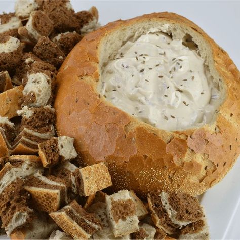 Rye Bread Boat | Shaker's Market Place Rye Boat Dip, Rye Boat Dip Recipe, Bread Boat Recipes, Chipped Beef Dip, Boat Dip, Bread Boats, Cream Cheese Bread, Dill Dip, Chipped Beef