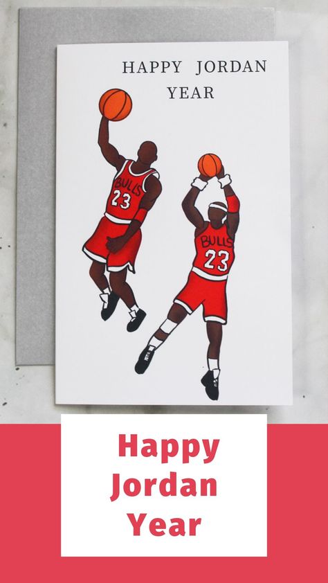 Happy Jordan year to when you turn the big 23 years old! Celebrate like a pro basketball player!  Happy Birthday! Jordan Photoshoot Photo Ideas, Jordan Year Birthday, Jordan Photoshoot, Basketball Birthday Cards, 23 Nails, Michael Jordan Birthday, Jordan Birthday, Jordan Year, Hbd Quotes