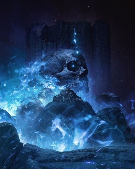 Blue Fantasy Aesthetic, Blue Fire Magic, Blue Fire Power Aesthetic, Blue Fire Fantasy Art, Blue Throne Room Fantasy Art, Blue Cave Aesthetic, Dark Cave Fantasy Art, Shadow Monster, Dark Cave