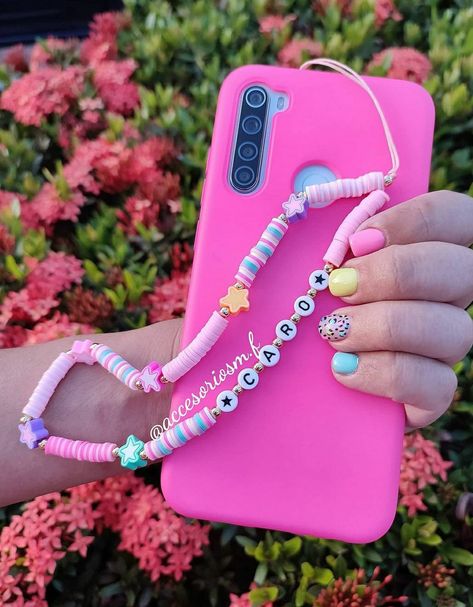 قلادات متدلية, Accesorios Aesthetic, Pop Jewelry, Handmade Friendship Bracelets, Cell Phone Charms, Phone Straps, Strap Phone, Jewelry Knots, Beaded Necklace Diy