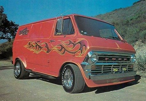 V8-VAN-Custom-70S-VANS - Custom V8 Van Conversion Old School Vans, Dodge Van, Chevy Van, Day Van, Ford Van, Classic Vans, Cool Vans, Ford Falcon, Canned Heat