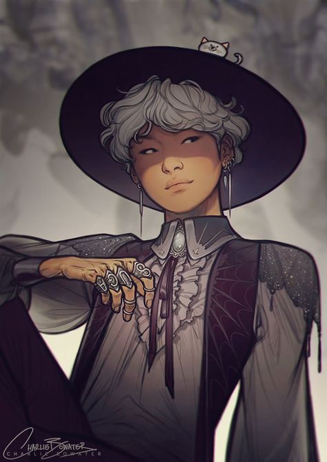 Charlie Bowater, Male Witch, Witch Characters, Male Character, Fantasy Male, Witch Art, Arte Fantasy, Character Creation, Dnd Characters