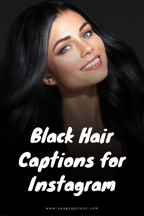 Embrace the elegance of your natural tresses with these enchanting Black Hair Captions for Instagram. Make every post a declaration of self-love and authenticity! Caption On Hair For Instagram, Dark Hair Instagram Captions, Black Hair Captions Instagram, Captions For New Hair, Good Hair Captions, Hair Related Captions, Hair Love Captions, Black Hair Quotes, Hair Color Quotes