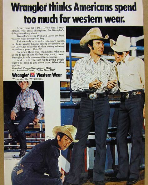 70s Trucker Style, 70s Western Aesthetic, Dear Rodeo, Denim Ads, 70's Decor, 70s Mens Fashion, 80s Western, Retro Cowgirl, Vintage Western Wear