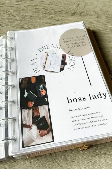 Lady boss dashboard - planner dashboard for paper agenda Pink Planner, Journal 3, Daily Planners, Organized Life, Planner Dashboard, Lady Boss, Goal Tracker, A5 Planner, Brussels Belgium