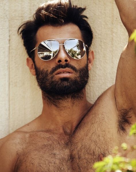 Raul Popa by Maurizio Montani Men With Sunglasses, Nice Beard, Male Model Fashion, Cool Mens Haircuts, Ray Ban Sunglasses Sale, Mirrored Aviator Sunglasses, Cheap Oakley Sunglasses, Ray Ban Sunglasses Outlet, Men's Hairstyles