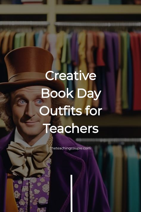 Discover a curated selection of creative costume ideas for teachers to elevate the celebration of World Book Day. Bring your favorite literary characters to life and make this occasion memorable with unique and engaging outfits. Stand out in style and showcase your love for books through your carefully chosen ensemble. Celebrate the magic of storytelling by dressing up as iconic book characters that will inspire and excite students of all ages. Famous Book Characters Costumes, Diy Book Character Costumes For Teachers, Adult Book Character Costumes, Adult World Book Day Costumes, Favorite Book Character Dress Up, Teacher Book Week Costume Ideas, Book Character Dress Up Ideas, Bookweek Costumes For Teachers, Character Day Costumes