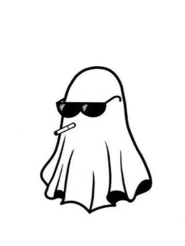 Ghost Logo, Ghost Drawing, Easy Doodle Art, Simple Doodles, Doodle Art, Drawing Sketches, Sketch Book, Ghost, Doodles