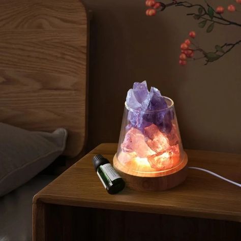 D2 Novelty Natural Himalayan Salt Table Lamp Night Light Natural Raw Stones Crystal Essential Oil Diffuser Light Gift Decor Lamp 48.99 and FREE Shipping Tag a friend who would love this! Active link in BIO #hashtag13 #hashtag14 #hashtag15 #hashtag16 #hashtag17 #hashtag18 Natural Crystals Rocks, Rock Lamp, Salt Rock Lamp, Himalayan Salt Crystals, Himalayan Salt Lamp, Salt Lamp, Rock Salt, Essential Oil Fragrance, Crystal Light