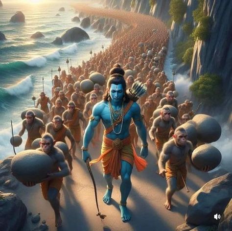 Ramayan Story Images, Photos Of Lord Krishna, Ram Setu, Cute Animations Cartoon, Buddhist Art Drawing, Bob Marley Art, Lord Ram, Cool Galaxy Wallpapers, Ram Image