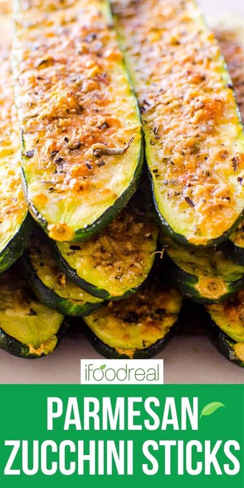 Zucchini Recipes Baked, Zucchini Sticks, Plats Healthy, Baked Zucchini, Zucchini Recipe, Bake Zucchini, Healthy Zucchini, Parmesan Zucchini, Healthy Baked