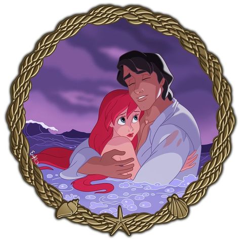 Disney References, Court Fashion, Ariel And Eric, Disney Romance, Disney Movie Art, Disney Au, Disney Couple, Lovely Moments, Evil Disney