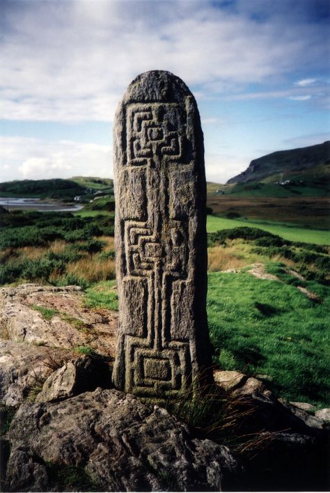 Celtic Marker, County Galway, Ireland Celtic Christianity, David Lyons, Irish Cross, Ancient Ireland, Ancient Celts, Donegal Ireland, Standing Stones, Celtic Culture, Celtic Mythology