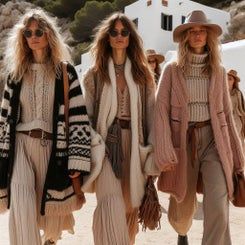 Winter Earthy Outfits, Hippie Style Clothing Winter, Sweater Layering Outfits, Winter Hippie Outfits Boho, Winter Hippie Outfits, Bohemian Winter Outfits, Winter Outfits Inspiration, Bohemian Style Winter, Winter Hippie