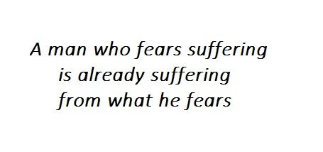 "A man who fears suffering is already suffering from what he fears" Michel de Montagne #quotes #philosophy His Aesthetic, 2025 Moodboard, Quotes Philosophy, Thinking Quotes, 2025 Vision, True Quotes, Wise Words, Philosophy, The Man