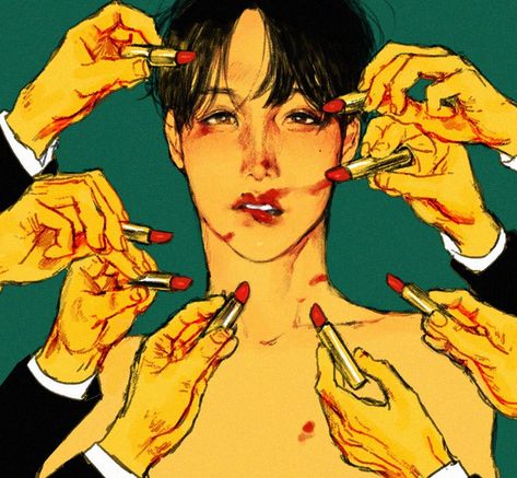 🥑えじこ🌈 on Twitter: "hobi x toiletpaper lipstick mirror… " Arte Peculiar, Fanart Bts, Six Feet Under, Bts Drawings, Funky Art, A Drawing, Art Reference Photos, Art Reference Poses, Pretty Art