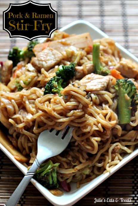 Pork Ramen, Ramen Stir Fry, Inexpensive Dinners, Recipes Cheap, Leftover Pork, Mapo Tofu, Pork Stir Fry, Ramen Recipes, Stir Fry Recipes