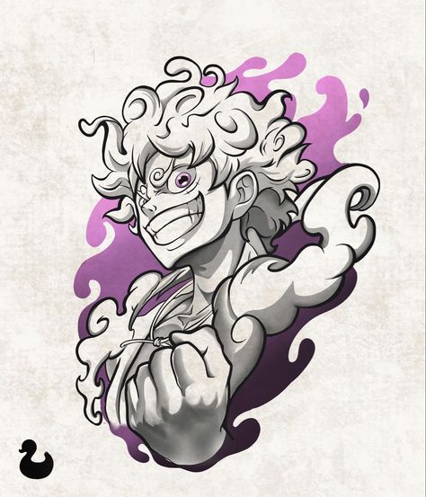 One Piece Flash Tattoo, One Piece Luffy Tattoo, Luffy Tattoo Design, Luffy Tattoo Ideas, Flash Tattoo Anime, Luffy Tattoo, Luffy Art, One Piece Tattoo, One Piece Design