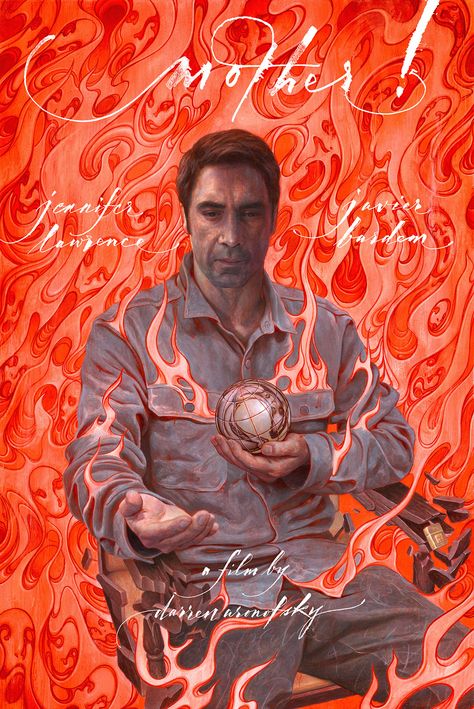 mother! starring Javier Bardem & Jennifer Lawrence | In theaters September 15, 2017 Mother 2017, Darren Aronofsky, Javier Bardem, James Jean, Movie Poster Art, New Poster, Film Posters, Blade Runner, Jennifer Lawrence