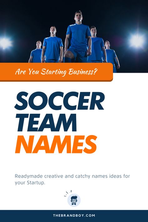 Kids Soccer Team Names, Soccer Team Names Ideas, Kids Soccer Team, Best Team Names, Toddler Soccer, Girls Soccer Team, Football Team Names, Catchy Names, Soccer Funny