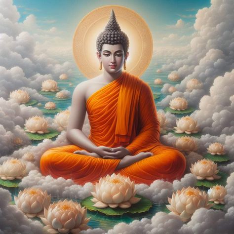 Bhagwan Buddha, Gautam Budh, Buddha Painting Canvas, Buddha Art Drawing, Buddha Artwork, Buddha Temple, Spiritual Images, Hanuman Photos, Beautiful Nature Wallpaper Hd