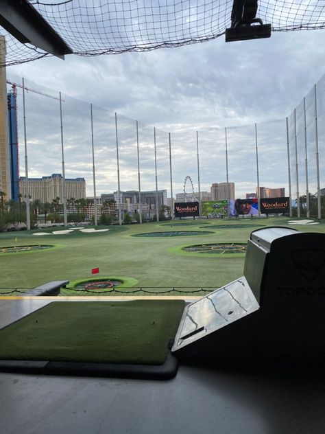 The top golf at las vegas during the day. Top Golf Las Vegas, Top Golf Vegas, Top Golf, Vegas Baby, During The Day, The Dunes, Outdoor Fun, Golf Courses, Las Vegas