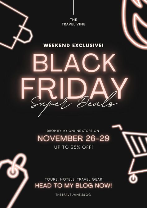 Looking for some amazing Travel deals this Black Friday and Cyber Monday weekend? Head to my blog today to check out these amazing deals. Don't delay most offers only available until 29 November 2021. Don't forget to subscribe! #blackfriday #blackfriday2021 #blackfridaytravel #blackfridaytraveldeals #travel #holiday #hotel #explore #adventure #holidayathesetic #hoteldeals Black Friday Travel Deals, Black Friday Travel, Ear Parts, Holiday Hotel, In Ear Monitors, Super Deal, Best Black Friday, Travel Deals, Wanderlust Travel