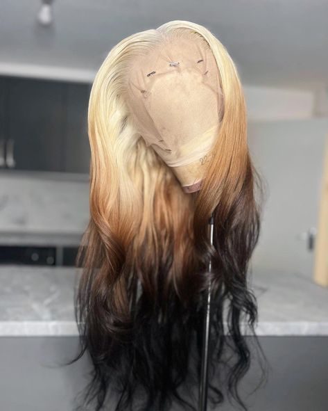 First attempt on a reverse ombre with 613 Jluxwig😩This jlux wig was coloured by us for my beautiful client traveling to Miami for some enjoyment! Jlux offers high quality free next day delivery wigs, colouring and customisation services to all wigs in stock! Feel free to have a look on website for what’s available, apply love for some £££ off and don’t forget klarna is also available to you💖 #wigs #blondewigs #reverseombrewigs #wigs #freenextdaydelivery #ukwigvendor #wigvendors wigs wig ... Reverse Ombre Wig, Ombré Wigs, Ombre Wigs For Black Women, Reverse Ombre Hair, 613 Wig, Reverse Ombre, Happy Black Friday, Ombre Wig, Hair Techniques