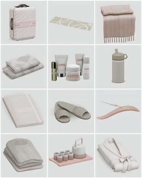 Sims 4 Cc Random Clutter, Sims 4 House Clutter Cc, Sims 4 Cc Recs, Cas Cc Sims 4, Sims 4 Spa Cc, Sims Spa, Sims 4 Cc Aesthetic Furniture, Sims4 Cc Clutter, Sims 4 Clean Girl Cc