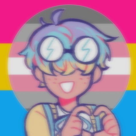 Nerd Pfp, Nerd Boyfriends, Pansexual Pfp, Pfp Base, Trans Pfp, Rainbow