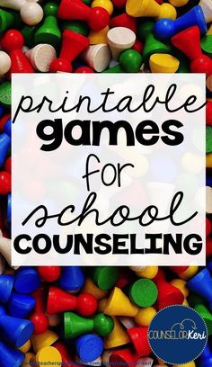 Games For School, Counselor Keri, Therapeutic Games, Counseling Games, School Counselor Resources, High School Counselor, Guidance Counseling, Elementary School Counselor, Middle School Counseling