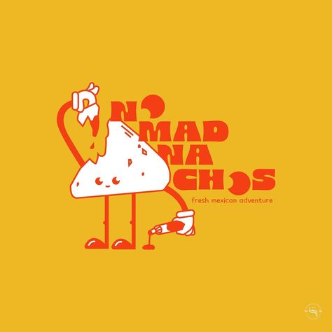 🔥 NOMAD NACHOS 🔥 The young chef Diego Alvarez transformed a modest food truck into Nomad Nachos, a mobile kitchen dedicated to sharing authentic Mexican flavours 🤤 Thanks @lets.brief for the great brief ❤️‍🔥🌶️ #studiodixneuf #graphicdesigner #graphicdesign #illustrator #illustration #adobe #frenchgraphicdesigner #frenchartist #artofinstagram #artist #design #love #lille #draw #digital #artisanat #artisanatfrançais #art #instagood #instaart #logo #logodesigner #logodesigns #designbrief #gra... Nachos Drawing, Nachos Illustration, Mexican Food Drawing, Diego Alvarez, Mobile Kitchen, Authentic Mexican, Illustrator Illustration, Logo Food, Food Drawing