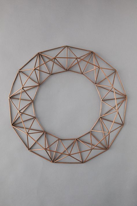 Cardboard wreath form