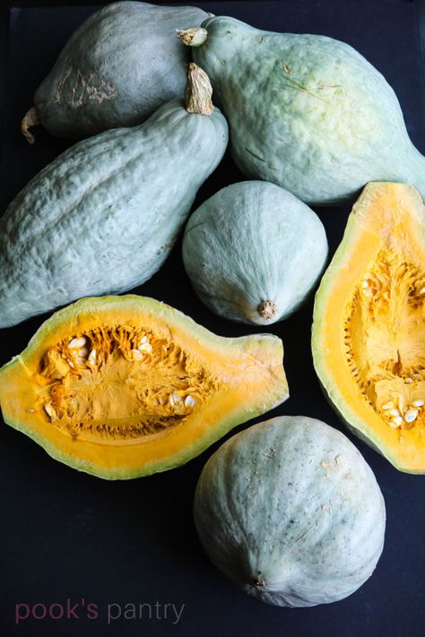 Stuffed Blue Hubbard Squash Recipes, Guatemalan Blue Squash Recipes, Blue Hubbard Squash Soup, Green Hubbard Squash Recipes, How To Cook Blue Hubbard Squash, How To Cook Hubbard Squash In Oven, Heirloom Squash Recipes, Hubbard Squash Recipes How To Cook, Canned Squash Recipes