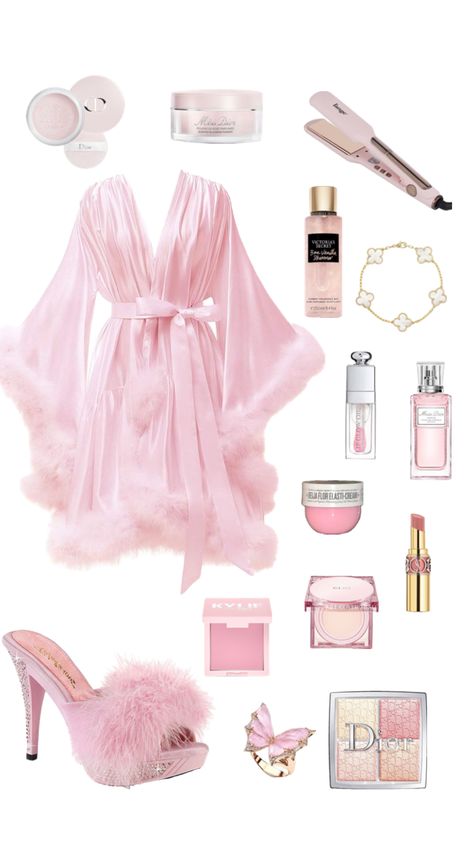 @igirlblog #myfirstshuffle #beauty #outfitinspo #victoriassecret #aesthetic #selfcare #skincare #makeup #hyperfeminine #pink #coquetteaesthetic #softpink #softgirl #girlblog #igirlblog Hyperfeminine Aesthetic, Fancy Robes, Aesthetic Selfcare, Soft Feminine Outfits, Rave Dress, Selfcare Skincare, Pretty Pink Princess, Pink Lifestyle, Lingerie Inspiration