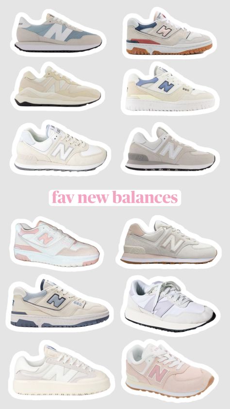 my fav new balances right now! #shoes #shoeinspo #shoesinspo #schoolinspo #newbalance #college New Balance Cute Shoes, Types Of New Balance Shoes, New Balance Shoes Outfit Womens, Womens New Balance Shoes Outfit, Trendy New Balance Sneakers, New Balance Shoes Women's Outfit, Cute New Balance Shoes, Cute New Balance, Shoes For College