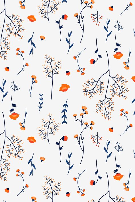 Wildflower Aesthetic Wallpaper, Cute Simple Patterns, Flower Pattern Aesthetic, Aesthetic Flower Pattern, Wildflower Background, Girly Background, Flower Pattern Design Prints, Red Wildflowers, Pattern Aesthetic