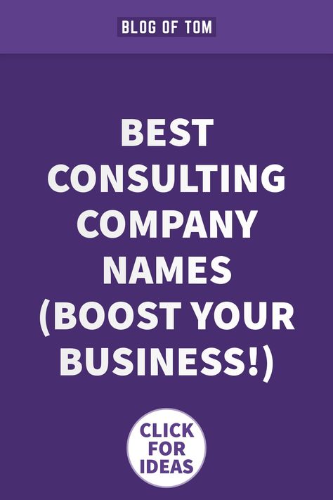 Naming your consulting company? Stand out with names like Strategic Solutions, Global Insights, or Professional Partners. Find the perfect fit that showcases your expertise and innovative approach! Click here for more creative ideas to launch your management business with confidence! Catchy Company Names, Unique Company Names, Names For Companies, Creative Company Names, Company Names Ideas, New Business Names, Business Company Names, New Company Names, Company Name Ideas