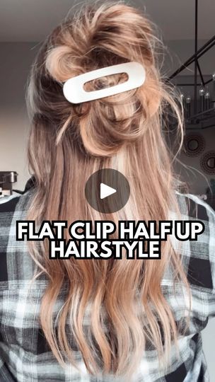 46K views · 1.8K reactions | Save this trendy half up undone hairstyle that uses a flat clip! 💁🏼‍♀️ Flat clips are much better for driving & are an easy way to elevate your style! 

Hi friend! 👋🏻 In case you’re new here, I’m Mandi, your virtual hair bestie - here to teach you how to easily style, grow and love your hair again. 🩷

Drop HAIR GOALS below if you’re wanting a 🆓 hair consult and I’ll send you a personalized hair regimen and routine straight to your inbox for your specific hair type, needs and goals! 

Hugs + Happy Hair 🥂 

#hairtrends #hairideas #hairtutorial #hairtutorials #hairstyles #hairstyle #hairclip #hairclips #easyhairstyle #easyhairstyles #clawclip #clawcliphairstyle #easyhair #halfup #halfuphalfdown #halfuphalfdownhairstyle | Easy Hair Tutorials | Hairstyles | H Flat Clip Hairstyles, Snap Clips Hairstyles, Easy Hair Tutorials, Undone Hair, Hi Friend, Hair Regimen, Clip Hairstyles, Hair Tutorials Easy, Love Your Hair