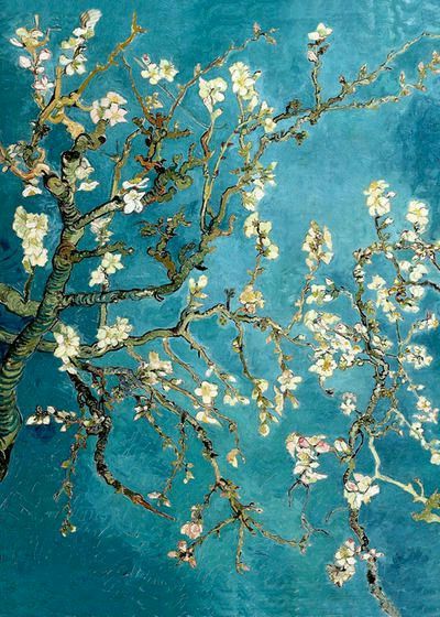 Monet Wallpaper, Van Gogh Flowers, Van Gogh Wallpaper, Almond Blossoms, Cherry Blossom Painting, Van Gogh Almond Blossom, Arte Van Gogh, Motorola Razr, Van Gogh Paintings