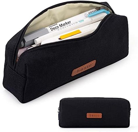 Canvas Pencil Case Student Pouch Coin Cosmetic Bag Office Stationery Organizer For Teen Girl Boy School Supplies - AliExpress 21 Pencil Cases For Girls, Stationery Organizer, Canvas Pencil Case, School Pencil Case, School Pencils, Pen Organization, Pencil Case Stationery, Organize Fabric, Rv Parts And Accessories