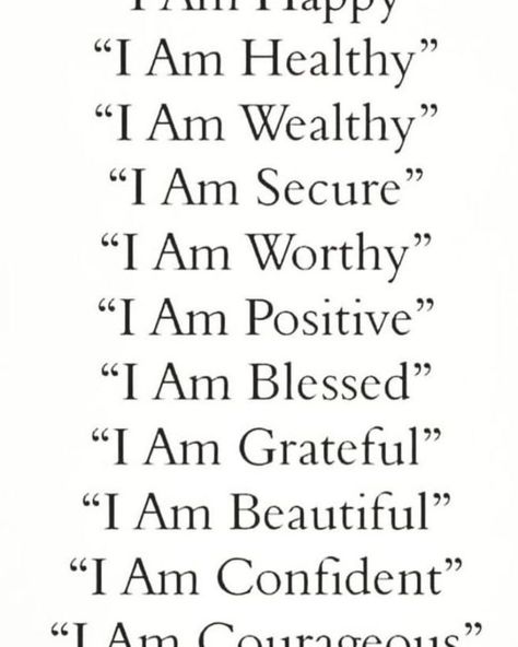 Spiritual Mindset Coach on Instagram: “Here are some positive affirmations to say to yourself!  When you begin a statement with I am, you are affirming who you are so it's…” #positiveaffirmationsquotes Spiritual Mindset, Whatsapp Profile, Mindset Coach, I Am Affirmations, I Am Statements, I Am Worthy, I Am Beautiful, Philosophy Quotes, Whatsapp Dp