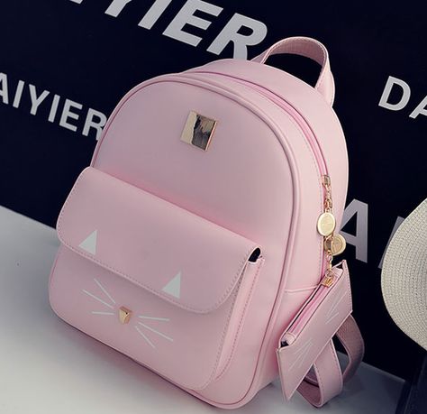 Bags & Backpack – SANRENSE Girly Backpacks, Pretty Backpacks, Monkey Bag, Kitty Backpack, Cute School Bags, Cute Mini Backpacks, Stylish School Bags, Cheap Purses, Mini Mochila