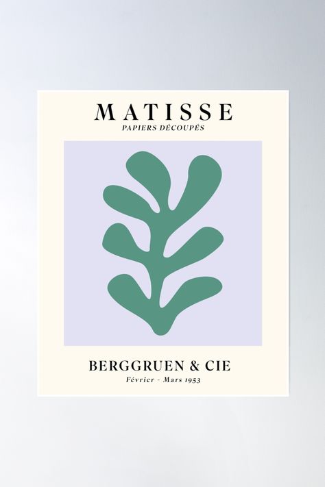 Discover the captivating allure of Matisse's iconic Papiers Découpés with our mesmerizing Blue And Green Poster. Elevate your decor with the timeless elegance of the "Matisse Style Papiers Découpés Blue Green Poster" and let your walls exude the spirit of artistic brilliance. #ExhibitionPrint #French #1953 #PapiersDecoupes #Cut-Outs Sale Poster, Blue Green, Collage, Art Design, Green, Blue, Design, Art