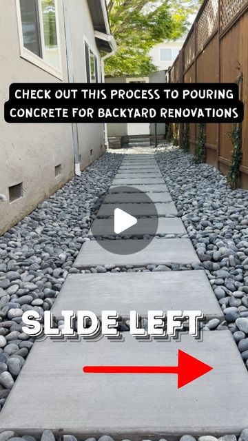 Flor Landscaping on Instagram: "Check out the process to pouring concrete for our clients!" Side Path, Pouring Concrete, Backyard Decorating, Concrete Path, Backyard Renovations, Poured Concrete, Patio Plants, July 16, Backyard Decor