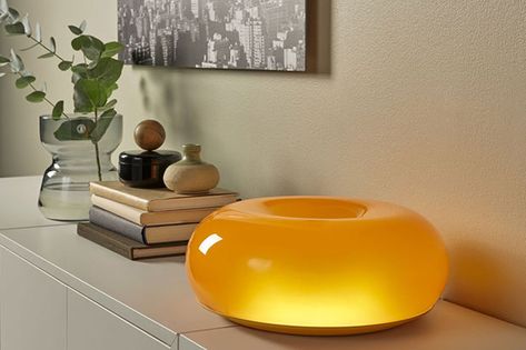 Sabine Marcelis, Orange Lamps, Ikea Lamp, Uni Room, Wall Lamp Design, Led Table, Luminaire Design, Simple Lighting, Led Table Lamp