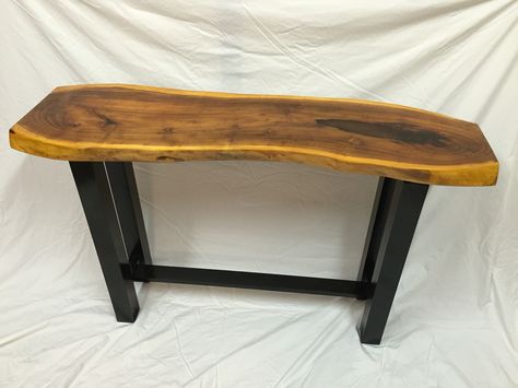 Mesquite live edge hall table Hall Table, Live Edge, Entryway Tables, Entryway, Woodworking, Furniture, Home Decor, Home Décor