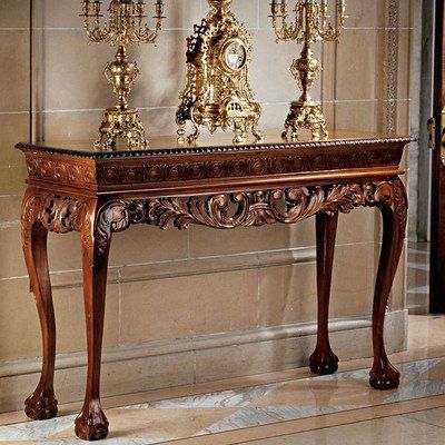 Antique Furniture For Sale, Outdoor Patio Furniture Sets, Design Toscano, Wood Console Table, Wood Console, Classic Furniture, Patio Furniture Sets, Rustic Furniture, Accent Furniture